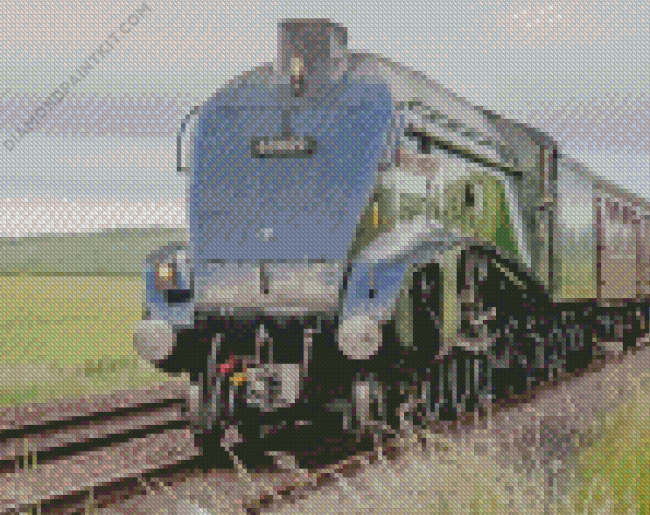The A4 Train Diamond Painting