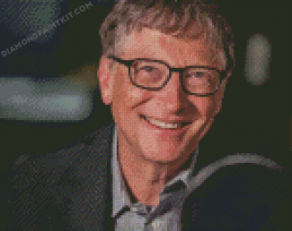 Bill Gates Businessman Diamond Painting