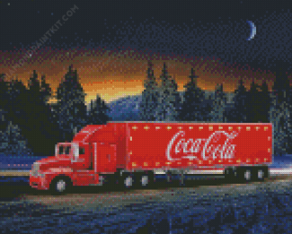 Coca Cola Truck Diamond Painting