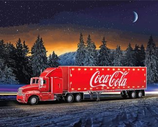 Coca Cola Truck Diamond Painting