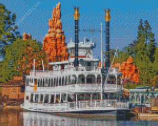 Disneyland Steamboat Diamond Painting