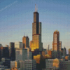 Willis Tower Of Chicago Diamond Painting