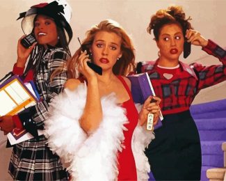Vintage Clueless Characters Diamond Painting