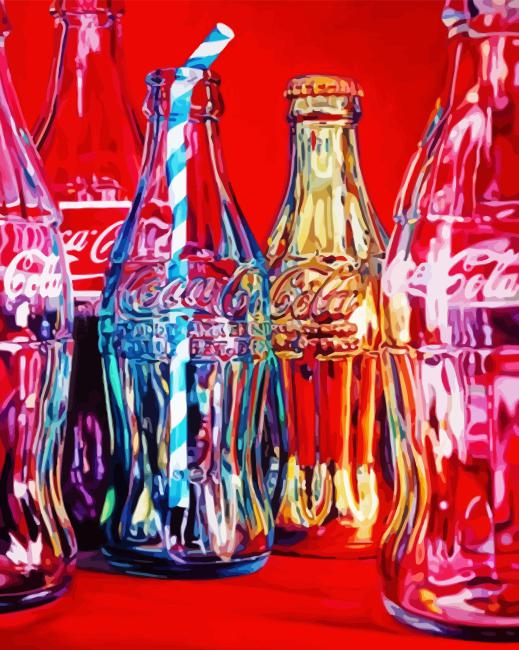 Coca Cola Bottles Diamond Painting