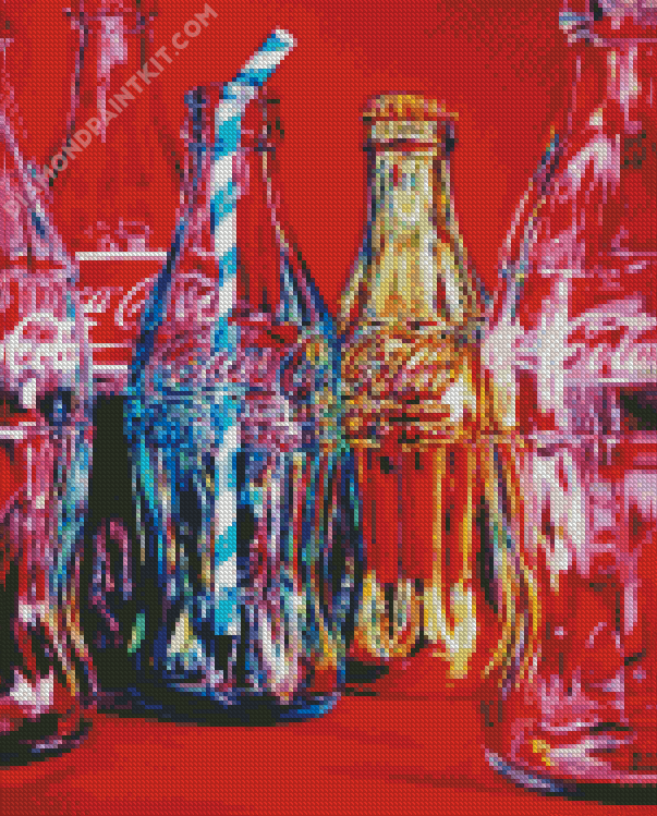 Coca Cola Bottles Diamond Painting