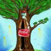Coca Cola Tree Diamond Painting