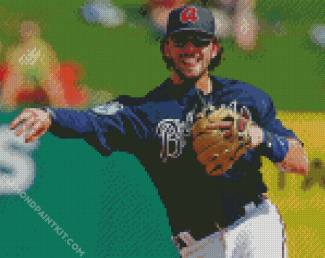 Cool James Dansby Swanson Diamond Painting