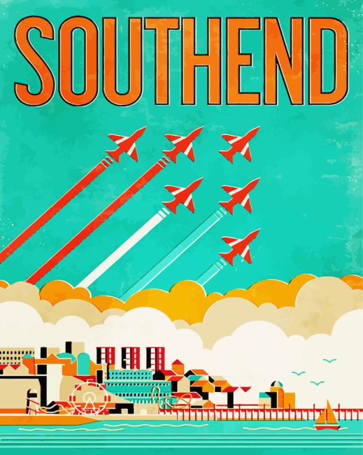 Southend On Sea Poster Diamond Painting