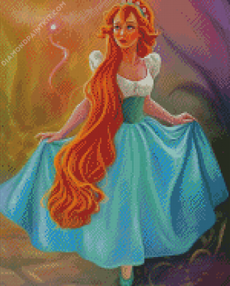 Princess Thumbelina Diamond Painting