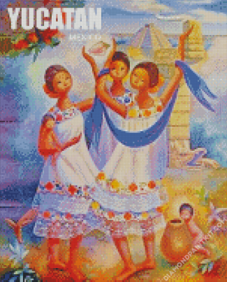 Yucatan Poster Diamond Painting