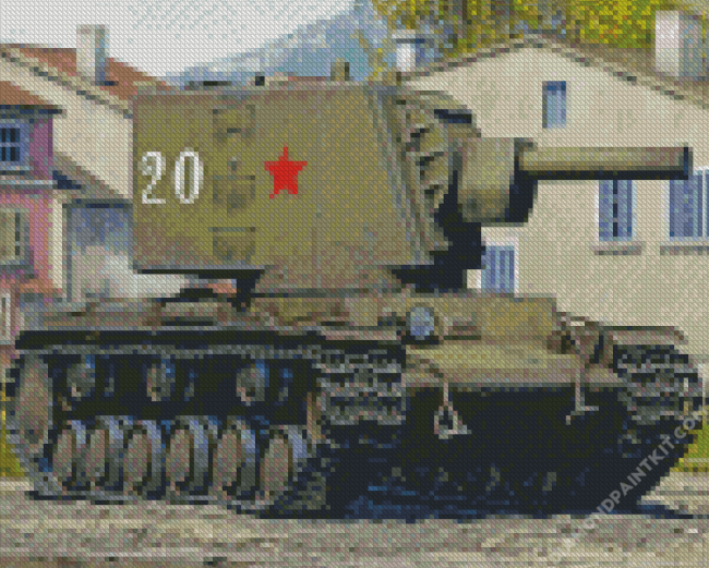 K2 Tank Military Diamond Painting