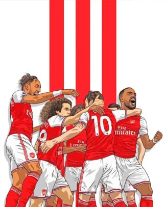 Arsenal Football Players Diamond Painting
