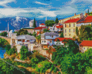 Mostar City Diamond Painting