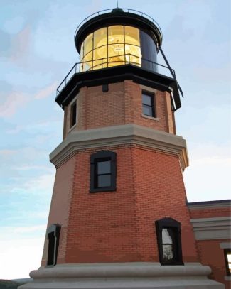 Split Rock Lighthouse Tower Diamond Painting