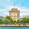 White Tower Of Thessaloniki Art Diamond Painting