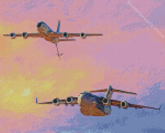 C 130 Hercules Angel Flight Diamond Painting