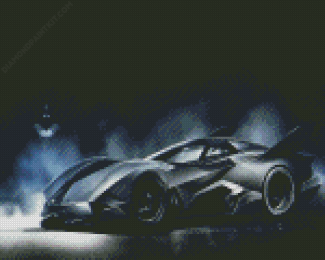 Batmobile Batman Car Diamond Painting