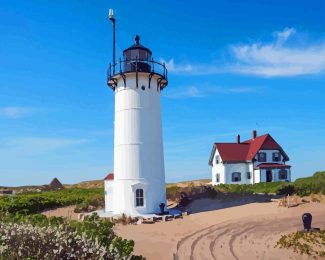 Massachusetts Provincetown Lighthouse Diamond Painting