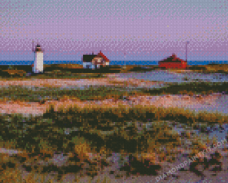 Provincetown Race Lighthouse MA Diamond Painting