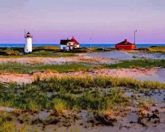 Provincetown Race Lighthouse MA Diamond Painting