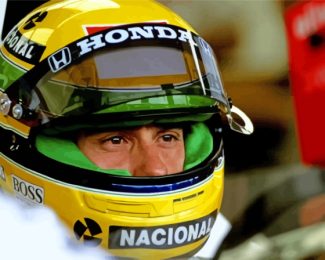 Ayrton Senna da Silva Diamond Painting