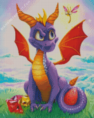 Spyro The Dragon Remastered Diamond Painting