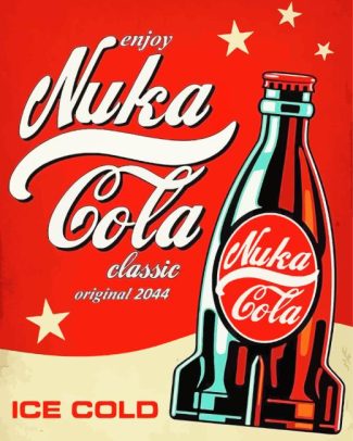 Nuka Cola Poster Diamond Painting art
